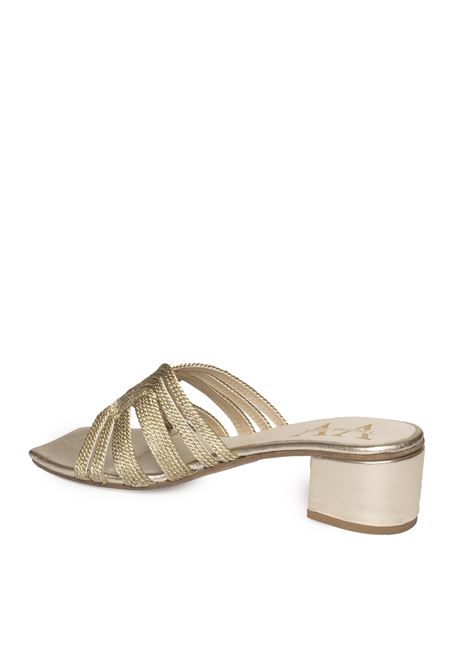 Sandalo rafia oro VINCENT VEGA | BOLTON PTQ40RAFIA-GOLD